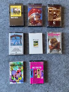 New ListingEight Cassette Lot B-52's the Who Billy Joel Rod Stewart Hit Express Vintage 80s