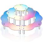 3-Tier Iridescent Acrylic Cupcake Stand Riser Display, Easy Setup for Cakes