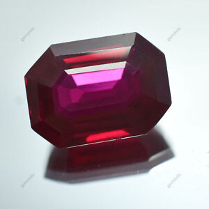 Natural Burmarian Rare Certified Red Ruby Emerald Shape 9.00 Ct Loose Gemstones