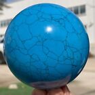 New Listing1.95LB Beautiful Polished Turquoise Crystal Sphere Gemstone Reiki Healing