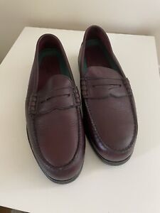 Men’s Red Wing Leather Casual Comfortable shoes loafers Burgundy Size 9 D