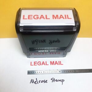 Legal Mail Rubber Stamp Red Ink Self Inking Ideal 4913