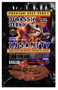 Jurassic Jerky Insanity Beef Jerky - made with the Ghost