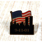9/11 Twin Towers Memorial Pin for a Hat, Lapel, Lanyard, Jacket or Backpack