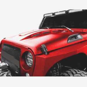for 2007-2018 Jeep Wrangler Rubicon JK JKU heat extract Vented AVG Steel Hood  (For: Jeep)