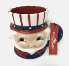Johanna Parker Carnival Cottage Coffee Mug Memorial Day 4th Of July Ceramic NWT