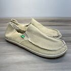 Men's Shoes Sanuk Rounder Hobo Casual Slip On Loafers Size 12 Tan