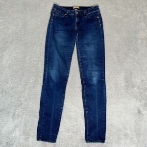 Paige Peg Jeans  Womens Size 27 Skinny Blue Dark Wash Low Rise Denim