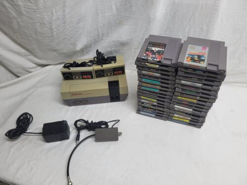 Huge Lot Of  33 Original NES Games & Original Nintendo System W/ Accessories