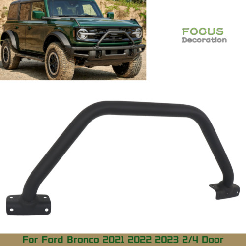 Fit For 2021-2023  Ford Bronco Bull Bar Front Bumper Brush Guard Off Road Grill (For: 2021 Ford Bronco)