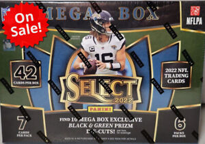 NEW 2022 Panini Select Football NFL Mega Box (42 Cards In Box) Brock Purdy RC