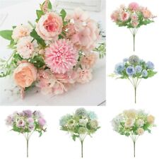 Silk Peony Artificial Fake Flowers Bunch Bouquet Home/Wedding Party/Garden Decor