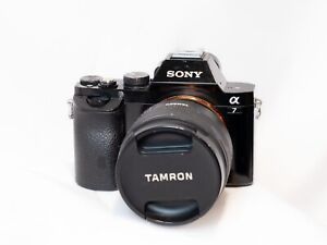 SONY CAMERA AND LENS BUNDLE ~ Sony Alpha A7 - Black (with Tamron 24mm) & Sonya65
