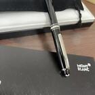 Montblanc Meisterstuck 163 Black and PLATINUM Rollerball Pen Germany - Authentic