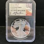 2023 W PROOF SILVER EAGLE NGC PF70 MICHAEL GAUDIOSO SIGNED FIRST DAY OF ISSUE