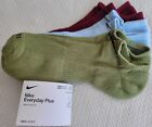 Nike Socks Mens Large 10-13 3 Pack Everyday Plus Cotton Cushioned No Show W 8-12