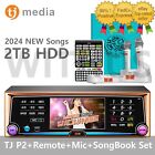 TJ Media P2 Karaoke Machine System 2TB+ TMW 100(Wireless) + Remote Control+Book