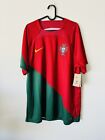 PORTUGAL NATIONAL TEAM  AUTHENTIC DRI-FIT ADV 2022/23 HOME JERSEY NIKE SOCCER L