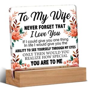 Wife Gift From Husband - Romantic Gifts for Wife - Wife Gift for Birthday Chr...