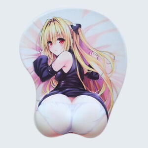 Anime Mouse Pad Sexy Big Soft Breast 3D Gaming Mouse Pad Silicone Free shipping