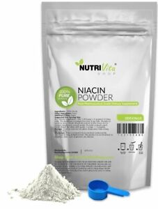 NVS 100% PURE NIACIN NICOTINIC ACID POWDER VITAMIN B3 HEART VEGAN ORGANIC SOURCE