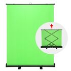 Collapsible Pull Up Green Screen Video Photography Background 5ft x 6.6ft Green