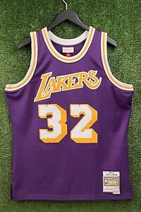 Authentic Mitchell & Ness Los Angeles Lakers Magic Johnson Jersey Men Large