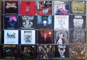Excoriate,Unearth,Thaetas,Dethroned,Ignivomous,Arcane 20 Lot of Death metal CD's