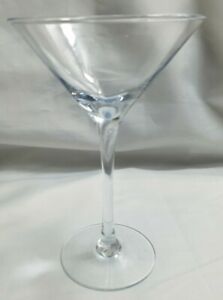 Belvedere Vodka Clear Round Stem Footed Beverage Martini Drinking Glass