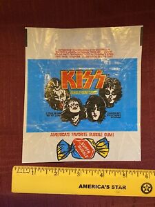 Super Bubble Gum Wrapper...KISS...vintage and in great shape!