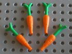 4 x LEGO FRIENDS Carrot Minifig Carrot x372 / Set 7581 10185 5807 7585...