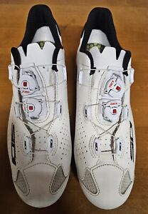 Sidi Shot 2 Carbon Cycling Shoes - WHITE - 44.5 (US 10) - Exc.