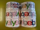 6 Rolls EBAY Packaging Mailing Tape Multicolor Logo 450 yards FREE PRIORITY SHIP