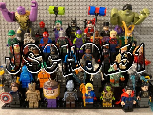 LEGO DC & Marvel Super Heroes Minifigures Lot - You Pick - Superman, Batman,...