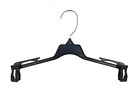 8212 Plastic Hangers, Intimate Apparel with Clips, 12