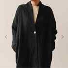 Lauren Manoogian Gauzy Shawl Linen Jacket in Black sz 2 or M