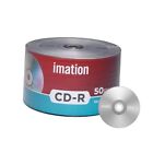 50 Pack Imation CD-R 52X 700MB/80Min Branded Logo Blank Media Recordable Data