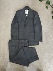 Samuelsohn Suit Size 42R 36w 2 Button Pleated Pant Holland And Sherry 13oz Wool