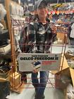 Vtg Delco Sign Display Rack tin 1970's Oil gas Service Station Garage Battery Ad