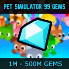 Pet Simulator 99 Gems  -💎10M - 5B Diamonds - Cheap and Quick  Pet Sim 99-PS99