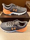 Under Armour Men's Charged Escape 4 Grey/Orange Running Shoes-Sz 11 4E X-WIDE