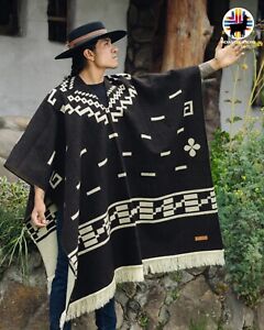 Alpaca Poncho (Clint Eastwood ) Handcrafted by Indigenous hands.