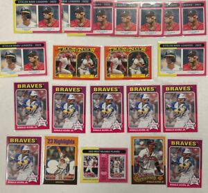 New Listing2024 Topps Heritage Acuna 21 Card Lot, Including SP & Ohtani MVP Card