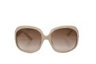 Christian Dior Glossy 1 Oversized Sunglasses Cream Logo Y2k IT Girl Vintage 2000