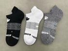 3 pairs Bombas All-Purpose Performance 3 Colors Ankle socks - Size Large 9-13