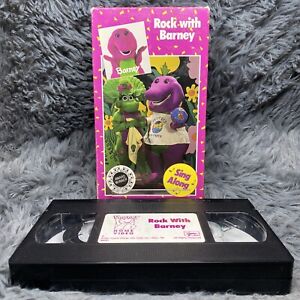 Barney - Rock With Barney VHS 1991 Protect Our Earth Theme Classic Cartoon Film