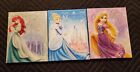 Disney Princess Canvas Pictures Wall Art Belle Cinderella Rapunzel