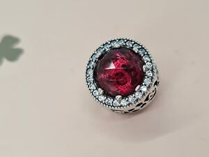 Authentic Pandora Disney beauty and the beast belle radiant rose Bead Charm