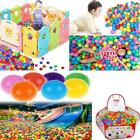 10-100x Plastic Pit Balls Kids Play Multi Colour Soft Ocean Pool Bath HOT US
