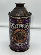 Vintage National Premium Cone Top Beer Can Baltimore MD brewery